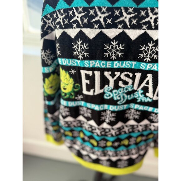Elysian Ugly Christmas Sweater Medium Elysian Space Dust IPA Brewery Beer Holida - Picture 5 of 7